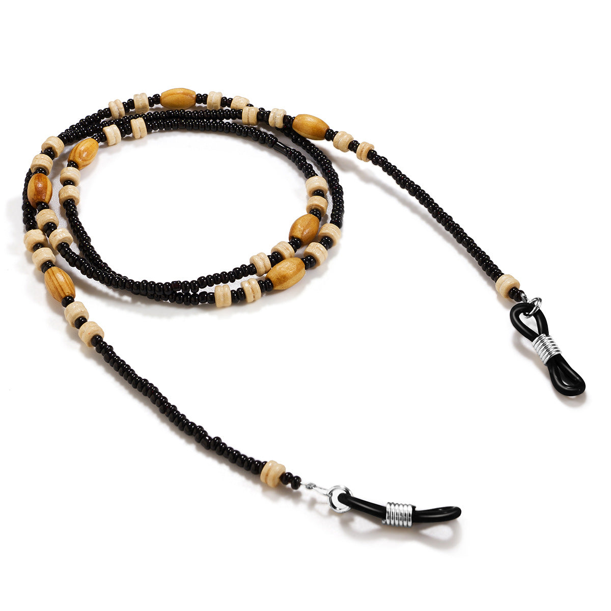 Wooden Beads Glasses Chain Retro Glasses Lanyard