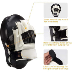 Curved Boxing Pads for Muay Thai Karate Boxing Training