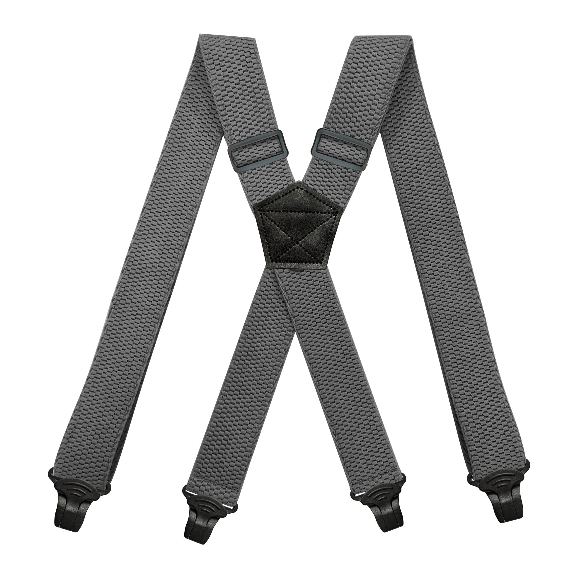 Airport Friendly Suspenders For Men 1.5 inch Wide X-back