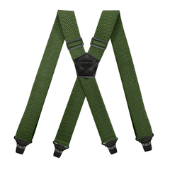 Airport Friendly Suspenders For Men 1.5 inch Wide X-back