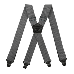 Airport Friendly Suspenders For Men 1.5 inch Wide X-back