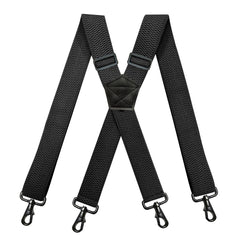 Men's Heavy Duty Suspenders 38" X-back Adjustable Elastic Braces