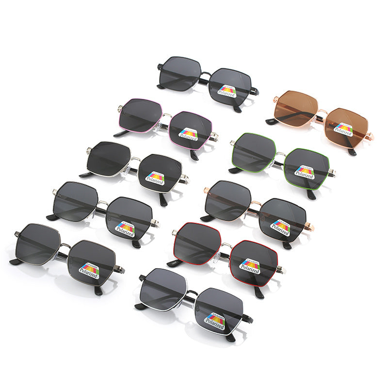 Kids Polarized Sunglasses Multicolor Frame Outdoor Sunshade Mirrors