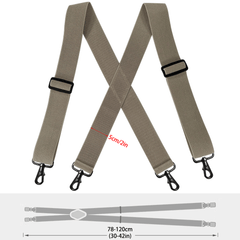 Men's Heavy Duty Big And Tall 2inch X-back Suspenders