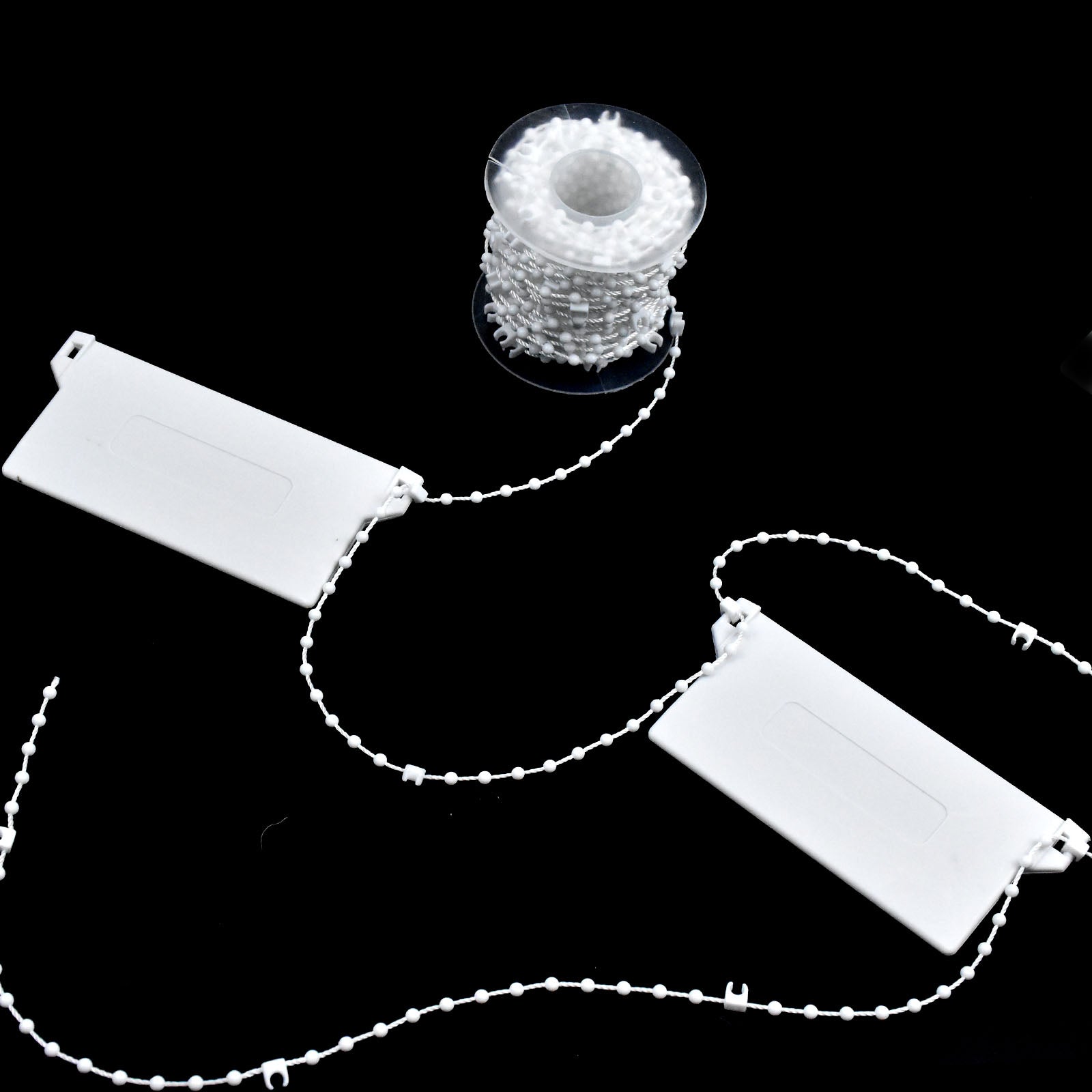 20pcs Vertical Blind Weights & 1 Roll Chain Set Home Office Room Decor