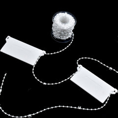 20pcs Vertical Blind Weights & 1 Roll Chain Set Home Office Room Decor