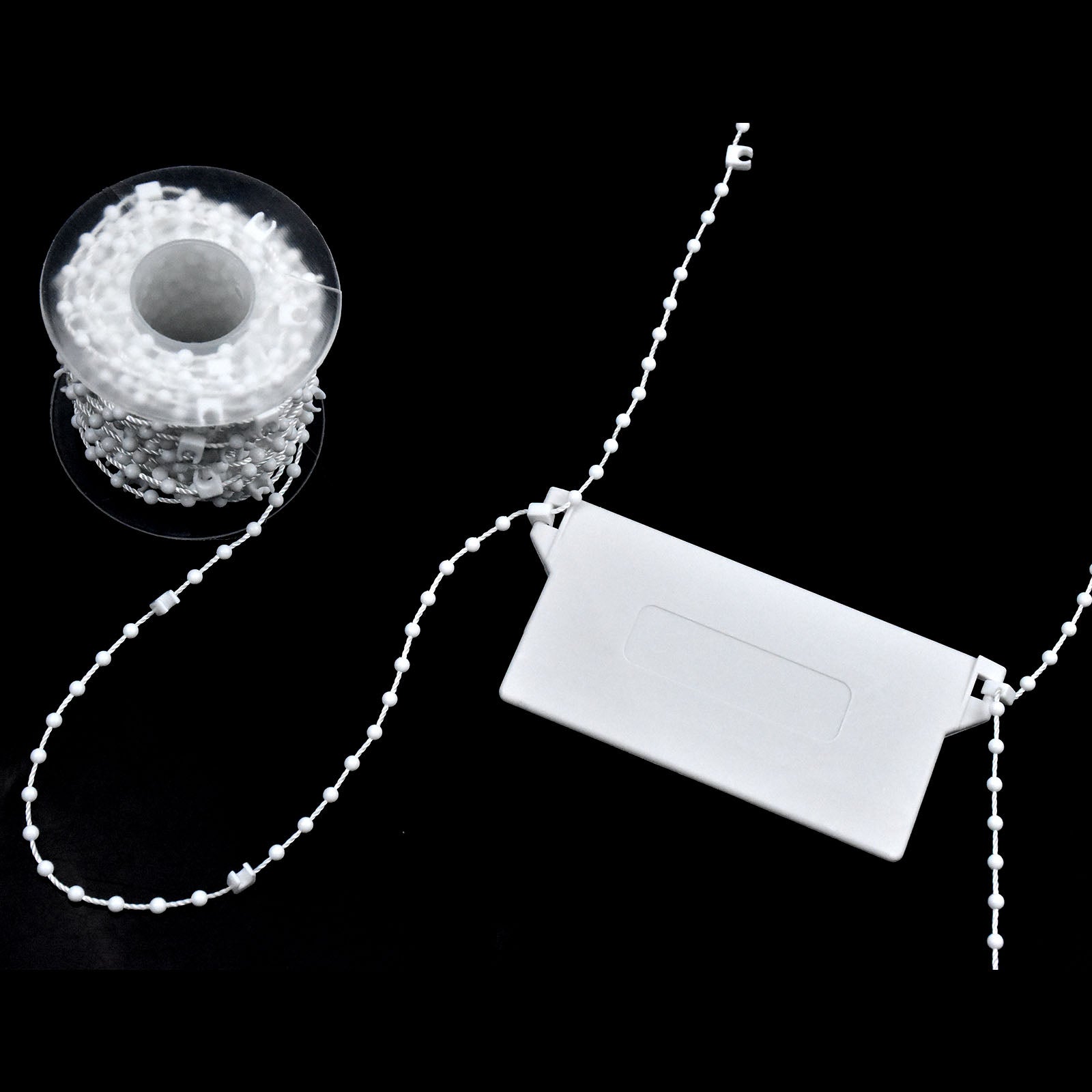 20pcs Vertical Blind Weights & 1 Roll Chain Set Home Office Room Decor
