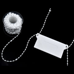 20pcs Vertical Blind Weights & 1 Roll Chain Set Home Office Room Decor