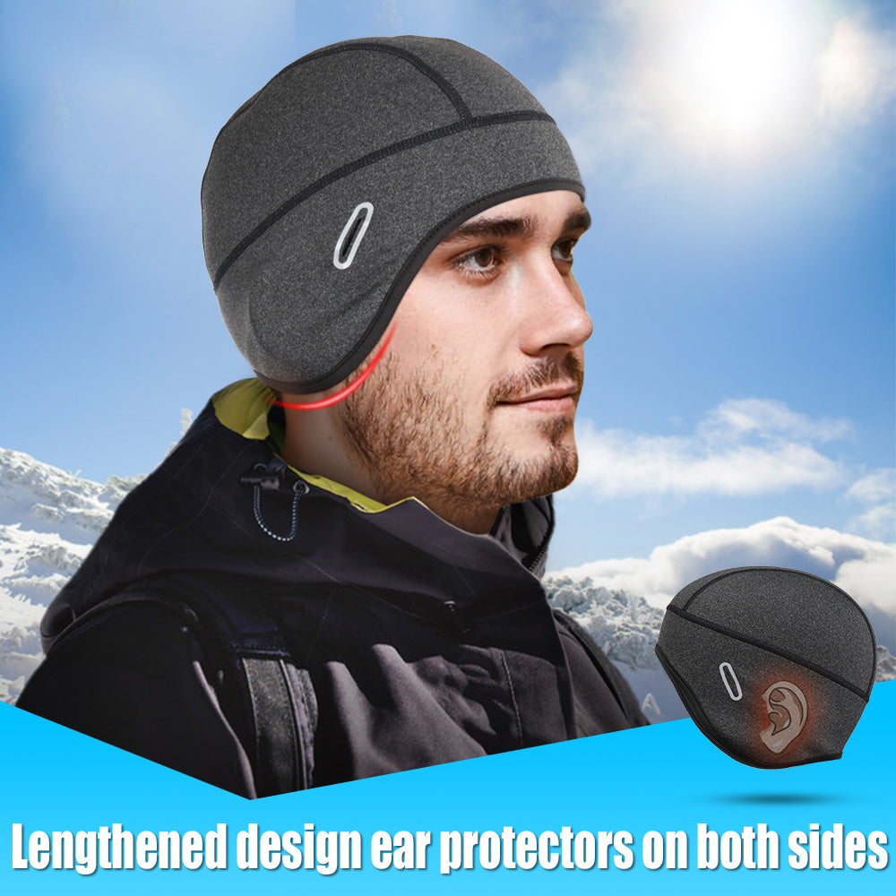 Men's Fleece Beanie Cap Forehead Ear Warmer