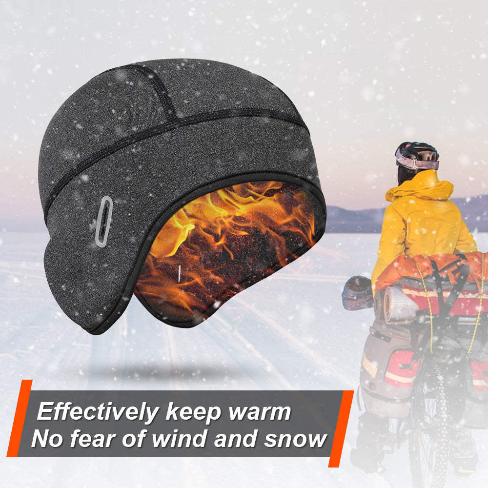 Men's Fleece Beanie Cap Forehead Ear Warmer