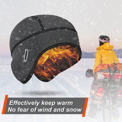 Men's Fleece Beanie Cap Forehead Ear Warmer