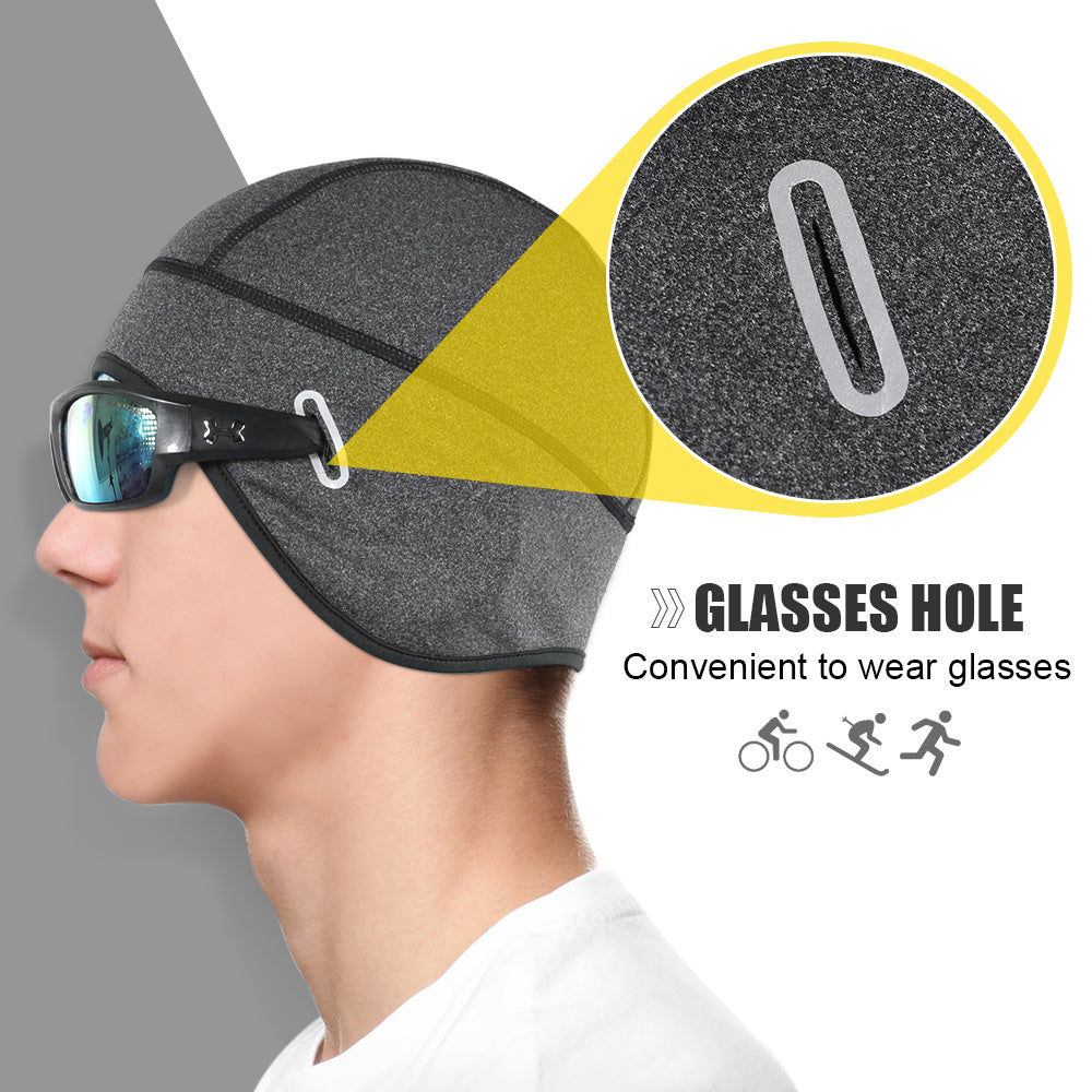 Men's Fleece Beanie Cap Forehead Ear Warmer