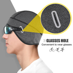 Men's Fleece Beanie Cap Forehead Ear Warmer
