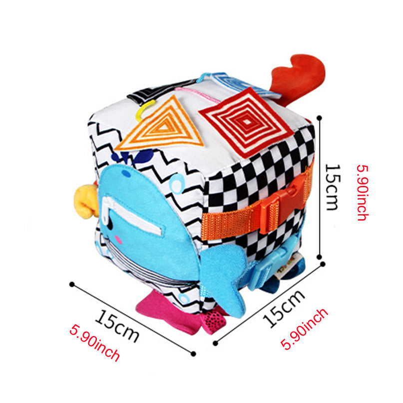 Baby Mirror Blocks Fabric Toy Set for Learning & Playing