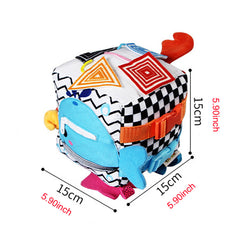 Baby Mirror Blocks Fabric Toy Set for Learning & Playing