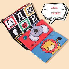 Baby Mirror Cloth Book Car Hanging Toy Teether Rattle Paper