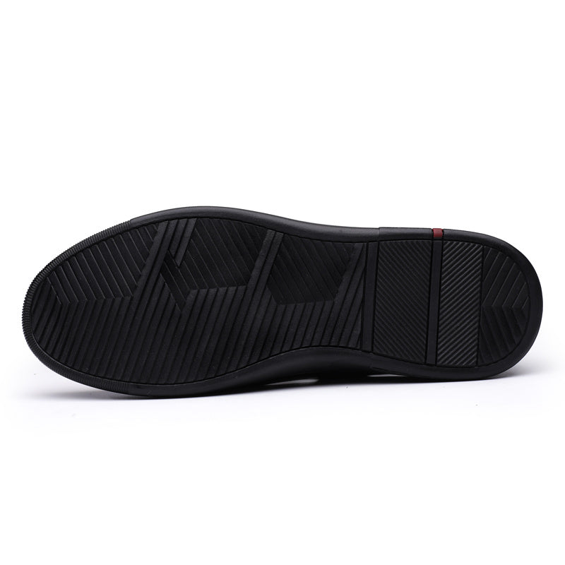 Men's Leather Sandals Lightweight Shoes Rubber Sole Casual Closed Toe