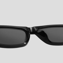 Vintage Rectangle Sunglasses Small Eyewear Men Women Glasses
