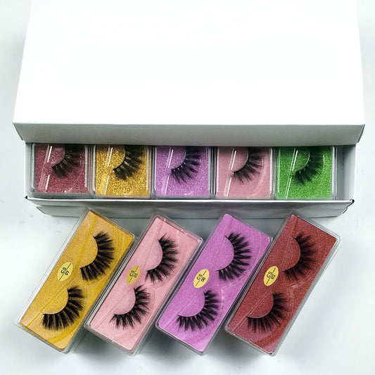Soft & Thick 3D Mink Lashes Bulk Pack - Natural & Fluffy Look