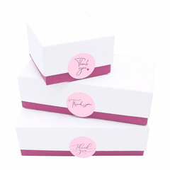 120pcs 1.5 Inch Round 'Thank You' Stickers for Business Labeling