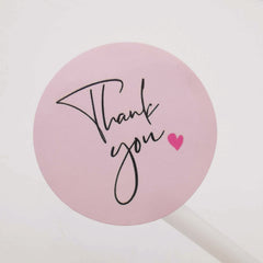 120pcs 1.5 Inch Round 'Thank You' Stickers for Business Labeling