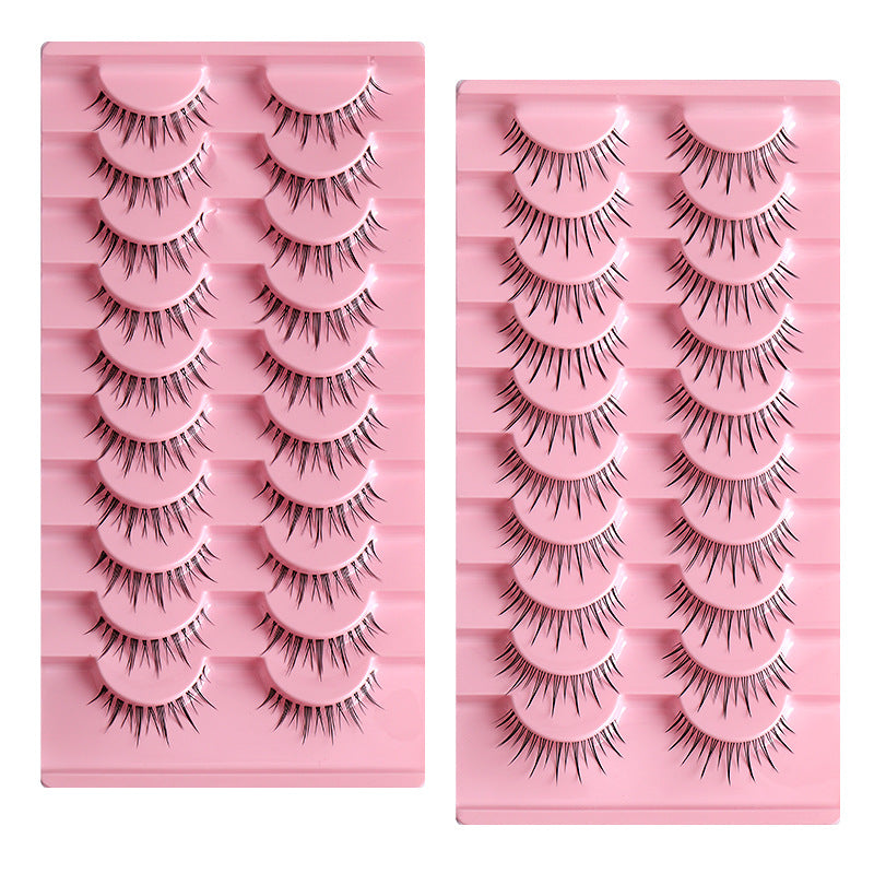 10 Pairs Devil Manga 3D False Eyelashes for Cosplay