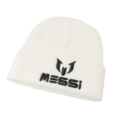 Messi Embroidered Knitted Beanie Adult Warm Hat
