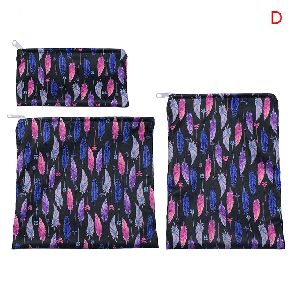 3pc Reusable Insulated Lunch Bag for School Office Camping