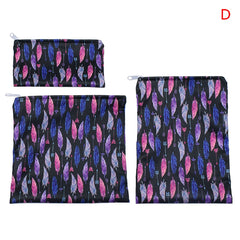 3pc Reusable Insulated Lunch Bag for School Office Camping