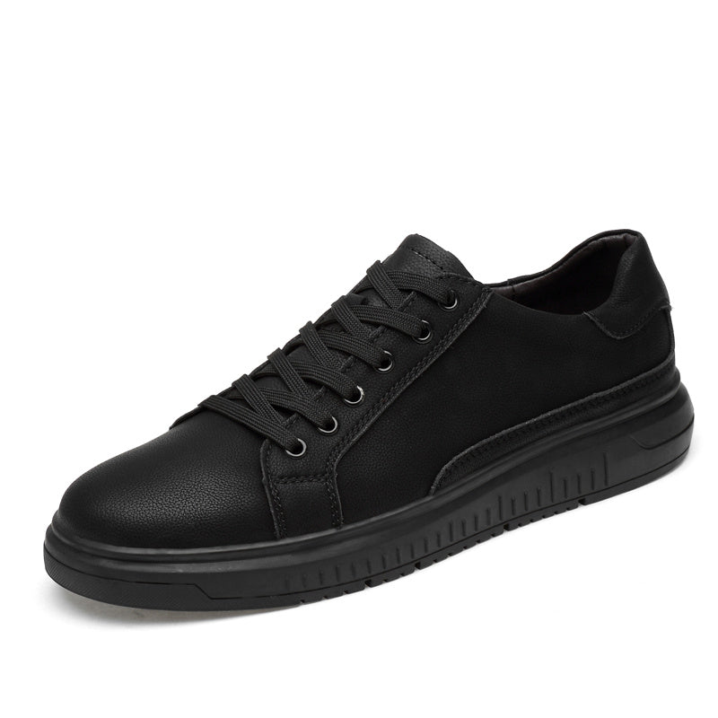 Custom Men's Leather Lace Up Skate Sneakers