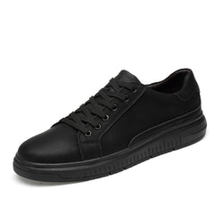 Custom Men's Leather Lace Up Skate Sneakers