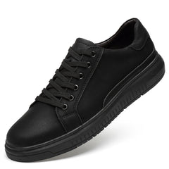 Custom Men's Leather Lace Up Skate Sneakers