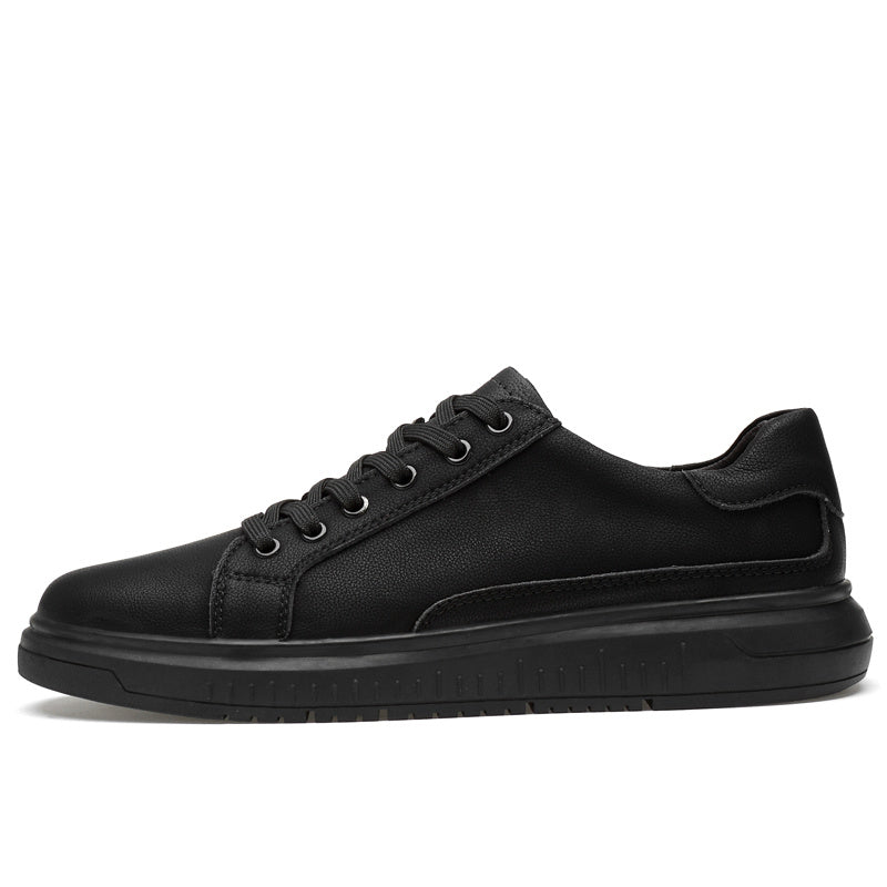 Custom Men's Leather Lace Up Skate Sneakers