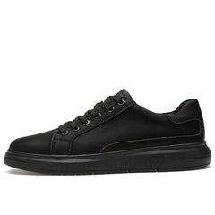Custom Men's Leather Lace Up Skate Sneakers