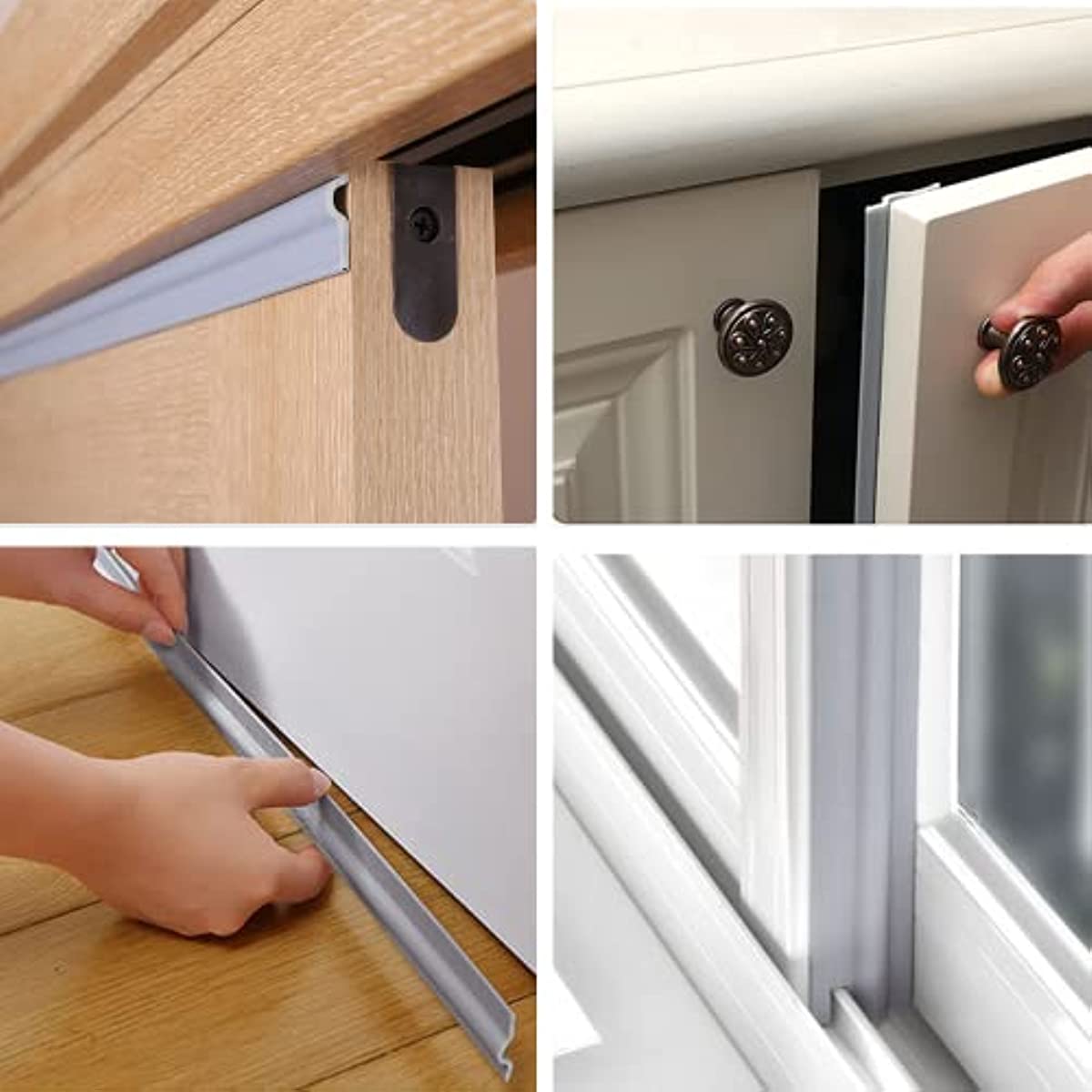 Self Adhesive Weather Stripping 72cm Foam Seal Strip