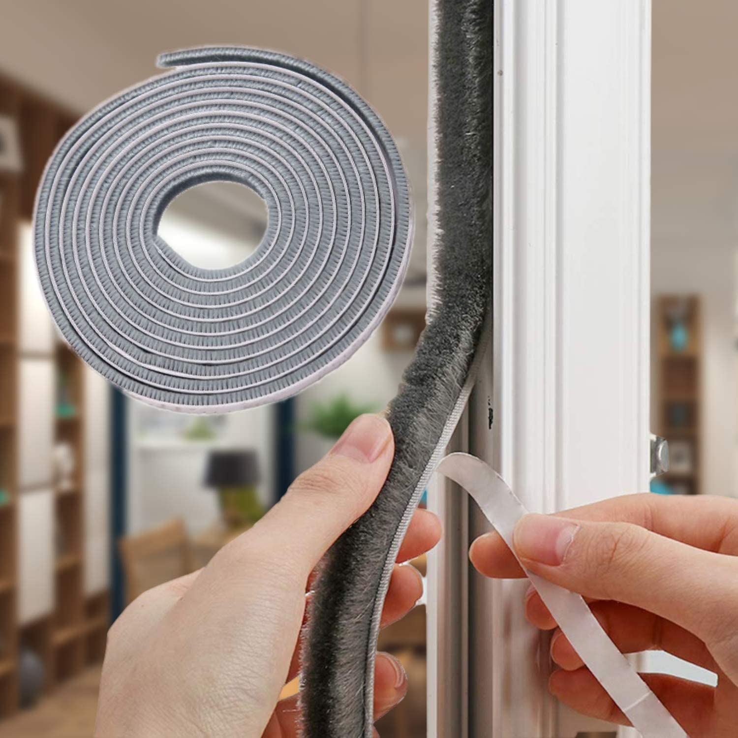 Adhesive Seal Strip for Windows & Doors, Soundproof