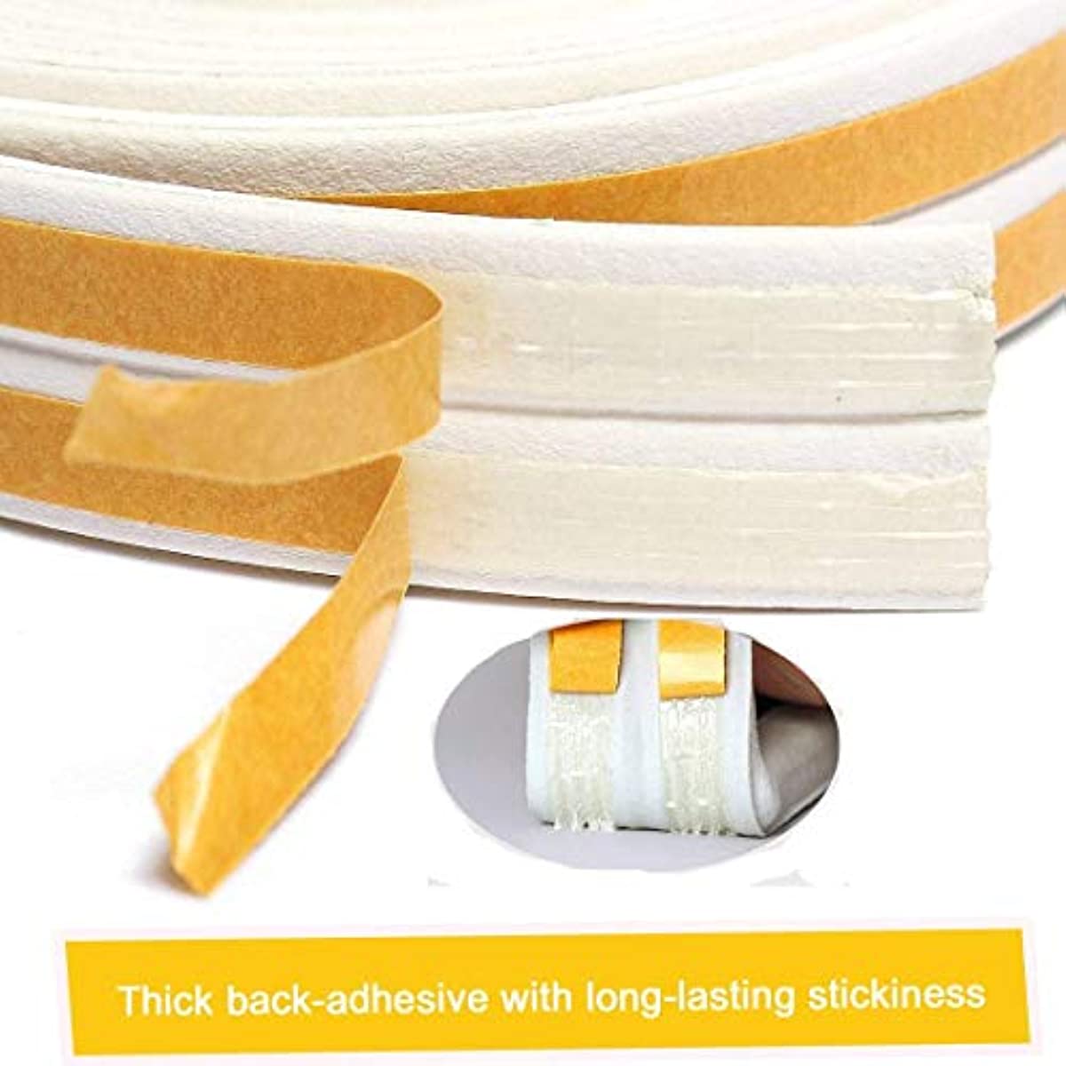 Foam Window Seal Strip Weatherstrip for Doors/Windows 7.2"x6.25"x8ft