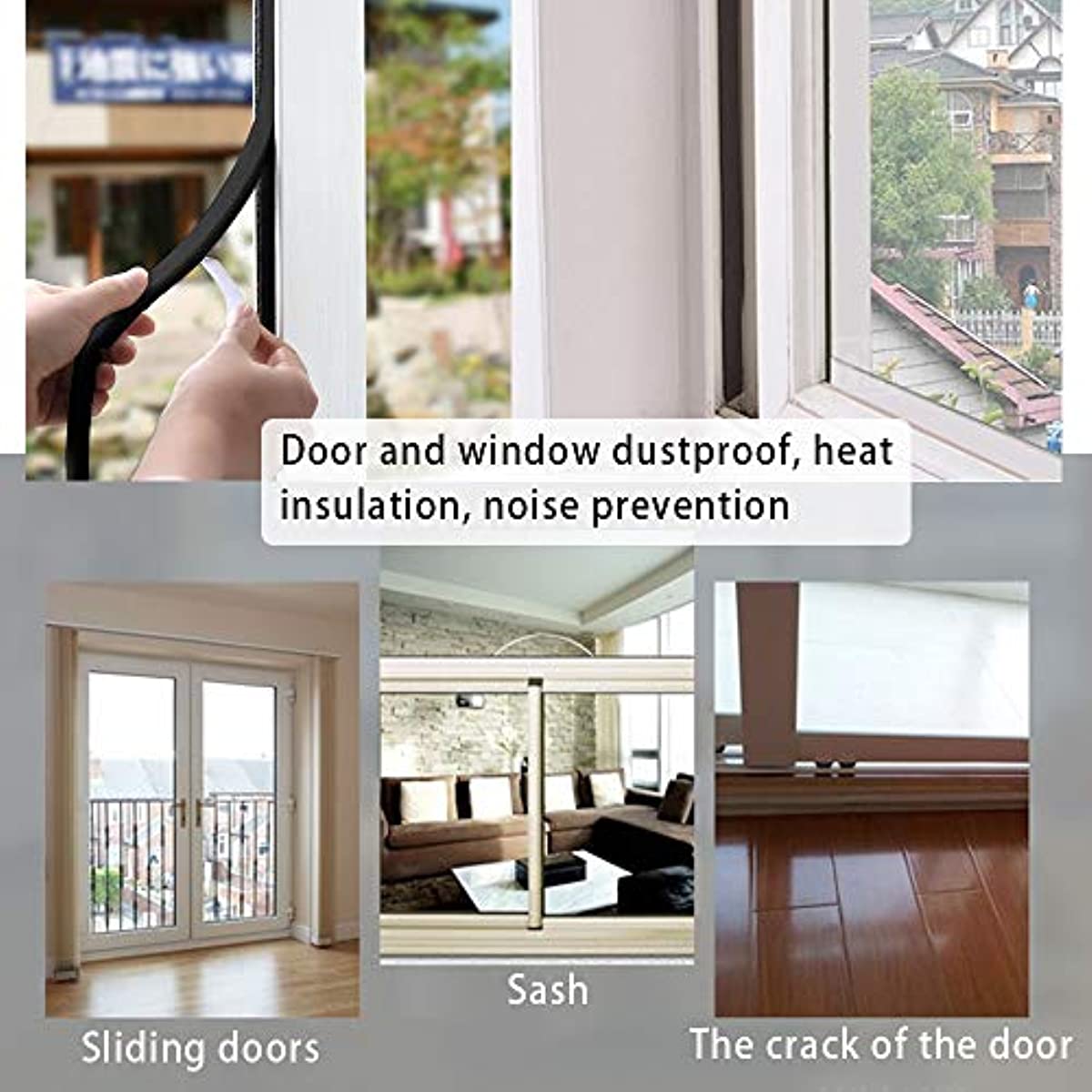 Foam Insulation Tape 33ft Weather Stripping Door Seal Strip
