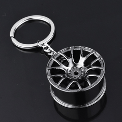 Stylish Car Wheel Hub Keychain