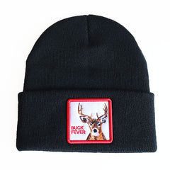 Animal Embroidery Patch Beanies Solid Knit Hat Hip Hop Warm Beanie Cap