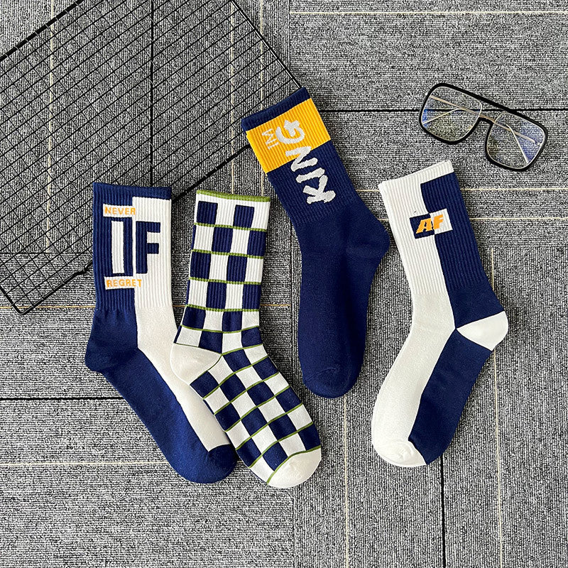 9 Pairs Men's Athletic Crew Socks for Soccer Basketball