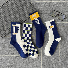 9 Pairs Men's Athletic Crew Socks for Soccer Basketball