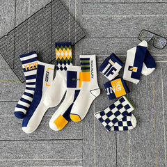 9 Pairs Men's Athletic Crew Socks for Soccer Basketball