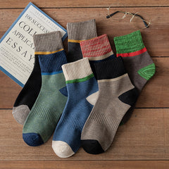 Men's Cotton Sports Socks Deodorant Anti Odor Athletic Outdoor Thick