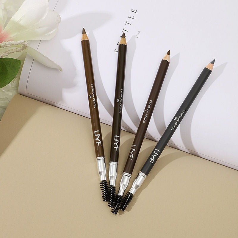 Long Lasting Eyebrow Pencil, Double Headed, Ultra Fine Tips, Sweatproof Formula