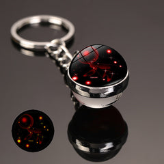 12 Constellation Key Ring Starry Sky Luminous Keychain Pendant Gift