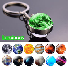 Glow Solar System Planet Keychain Keyring