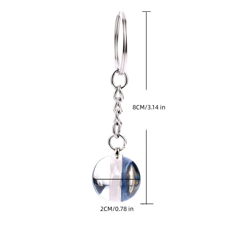 Glow Solar System Planet Keychain Keyring