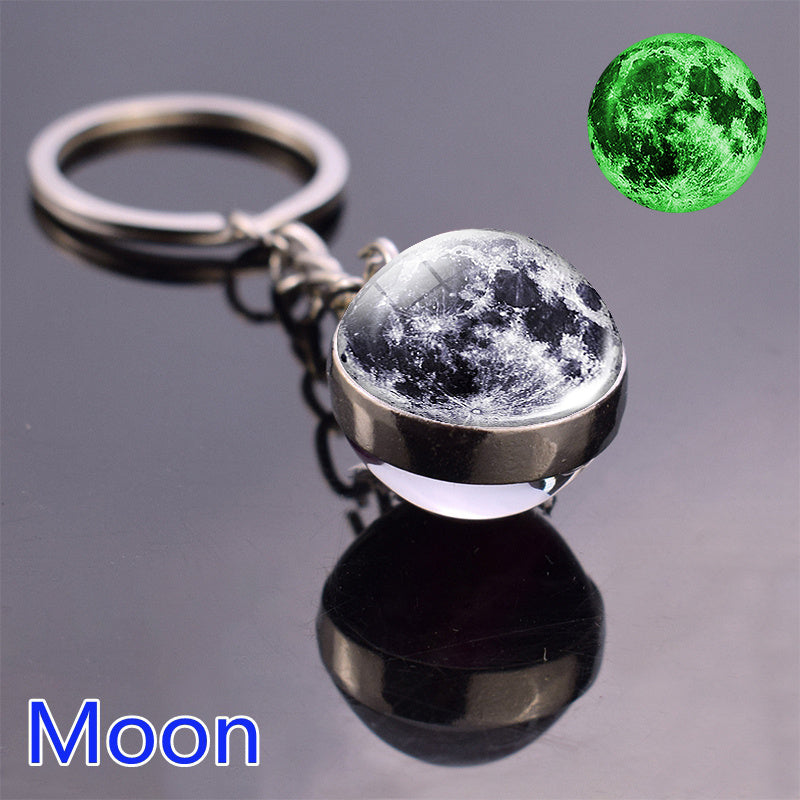 Glow Solar System Planet Keychain Keyring