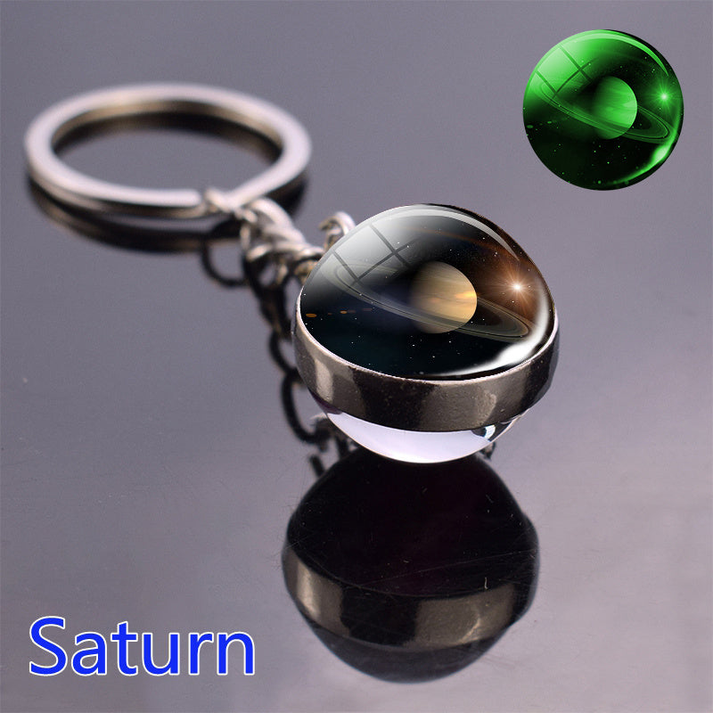 Glow Solar System Planet Keychain Keyring